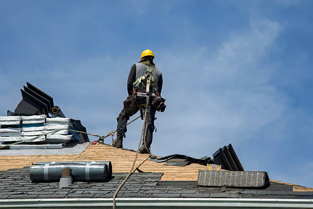 Professional Metal Roofing technician working in Greenport, NY